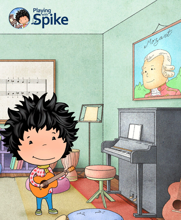 Animacion 2D infantil, Cartoon 2D animation, Playing with SPIKE