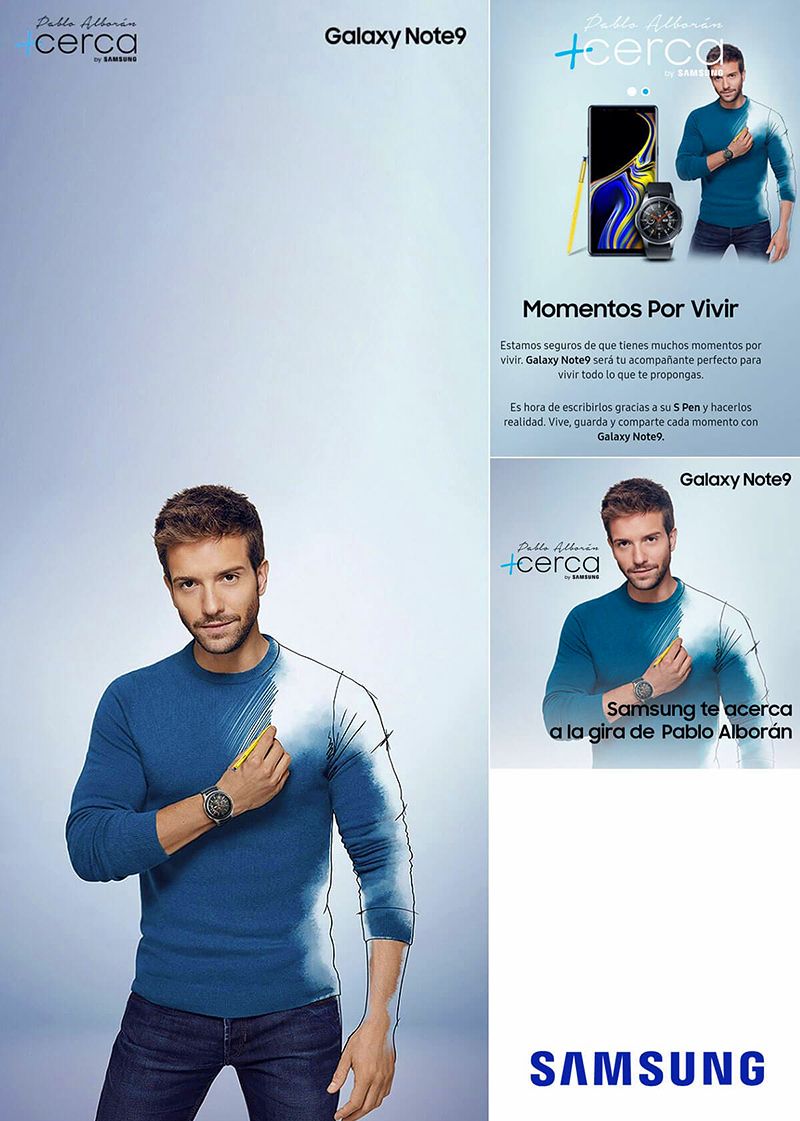 Samsung advertising artist Spain
