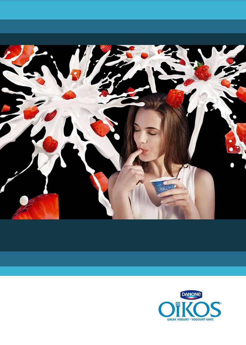 Oikos, Danone | ilustrador Enrique Tortosa | illustrations for advertising