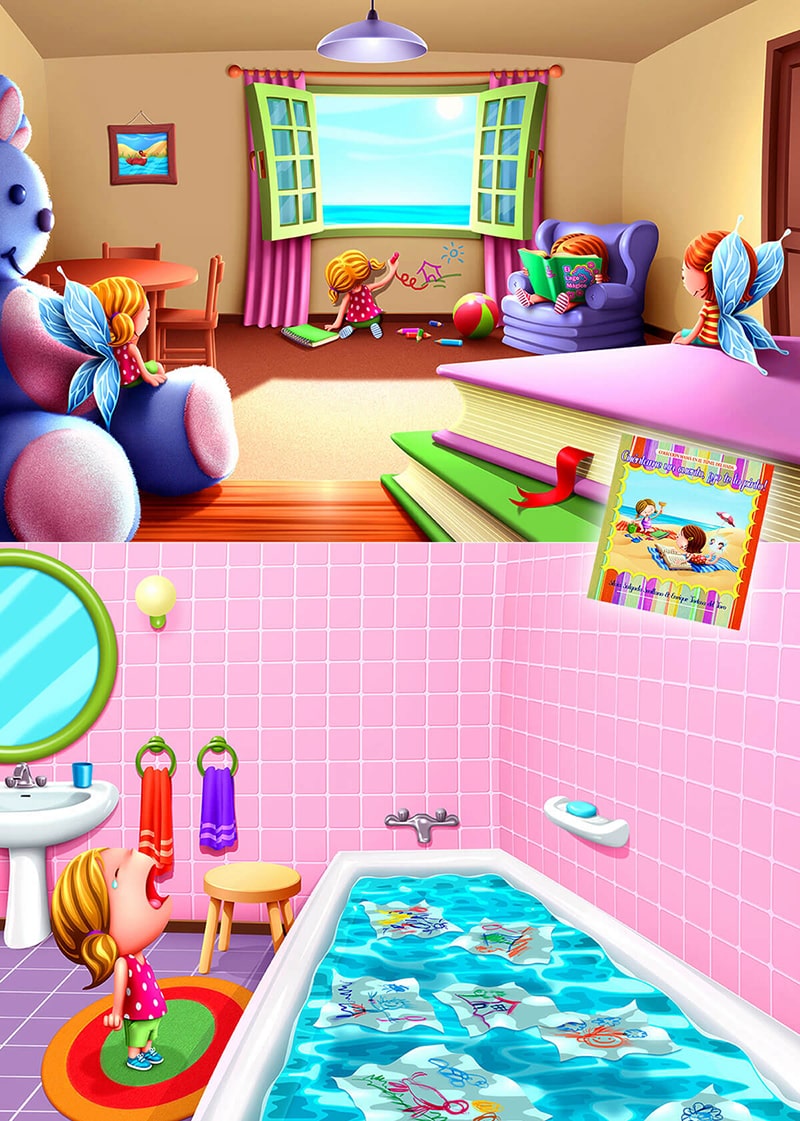 Ilustracion infantil para escritora independiente