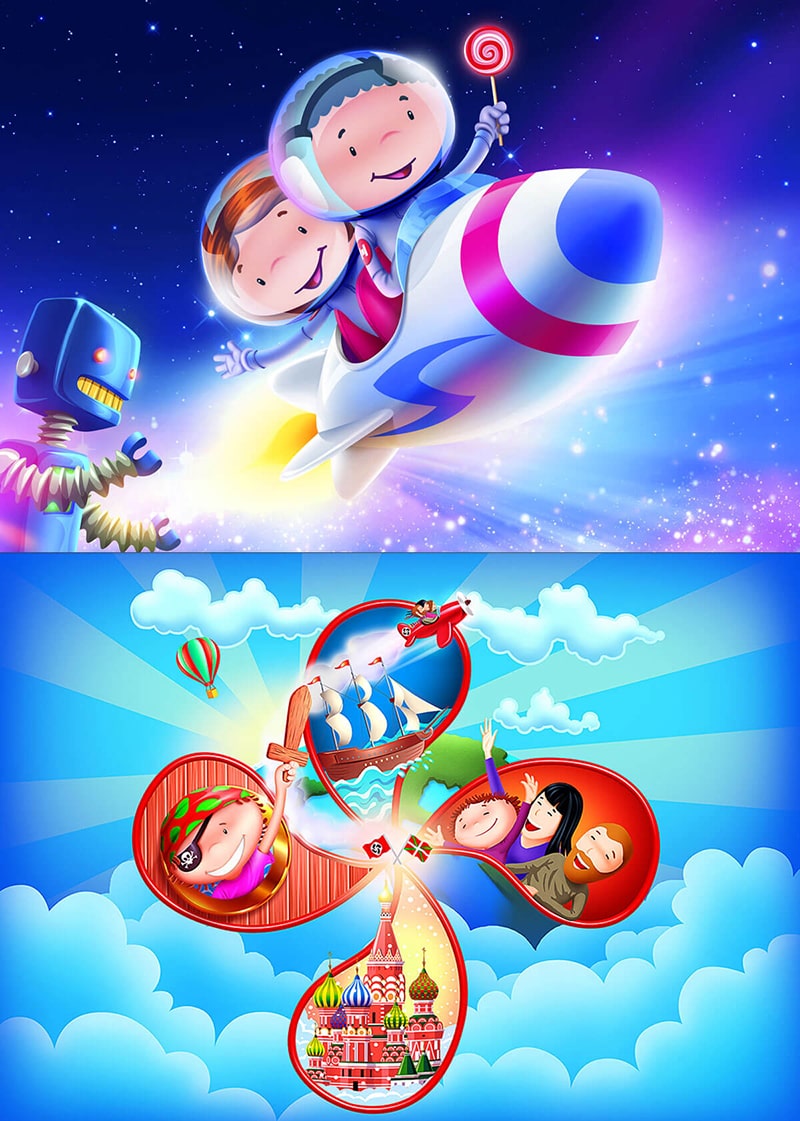 Ilustraciones cuentos infantiles para Hofmann