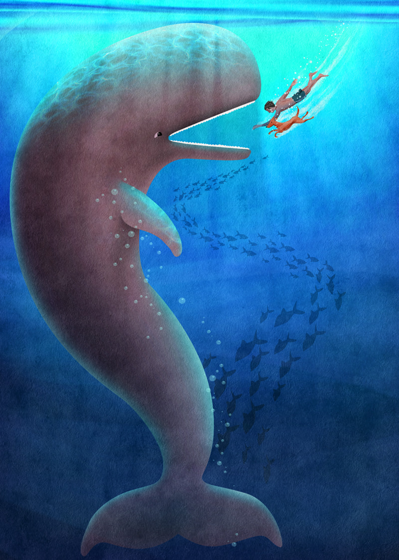 Ilustraciones cuento infantil para escritor Antonio Valverde