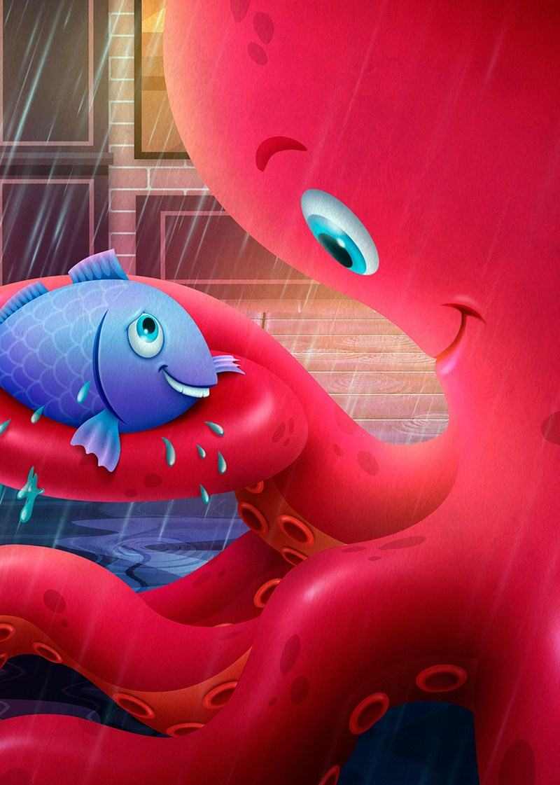 Ilustraciones cuento infantil para escritor Antonio Valverde