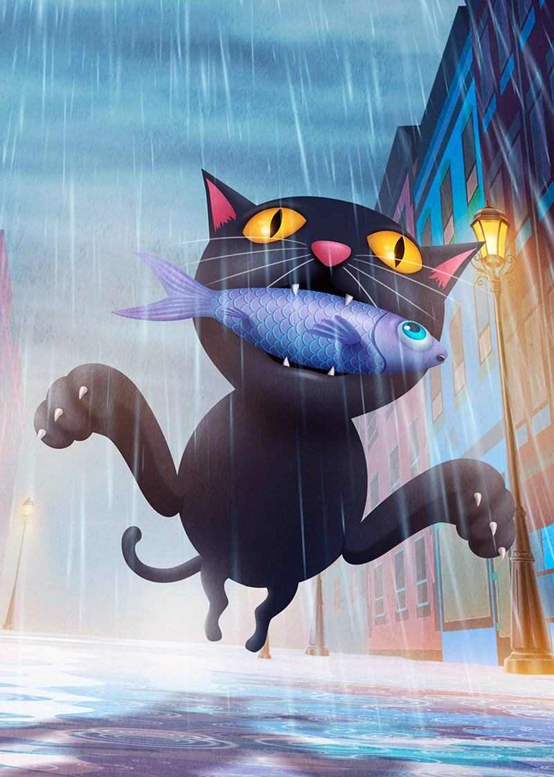 Ilustraciones cuento infantil para escritor Antonio Valverde