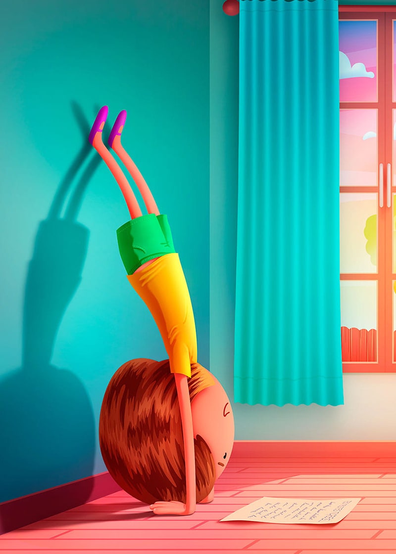 Ilustraciones cuento infantil para escritora Yulien Jimenez