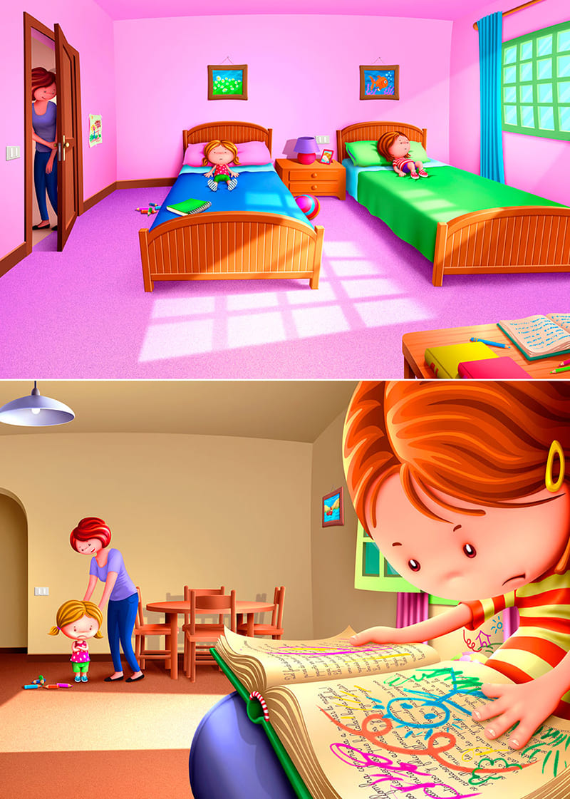 Ilustraciones de cuentos infatiles para Silvia Salgado