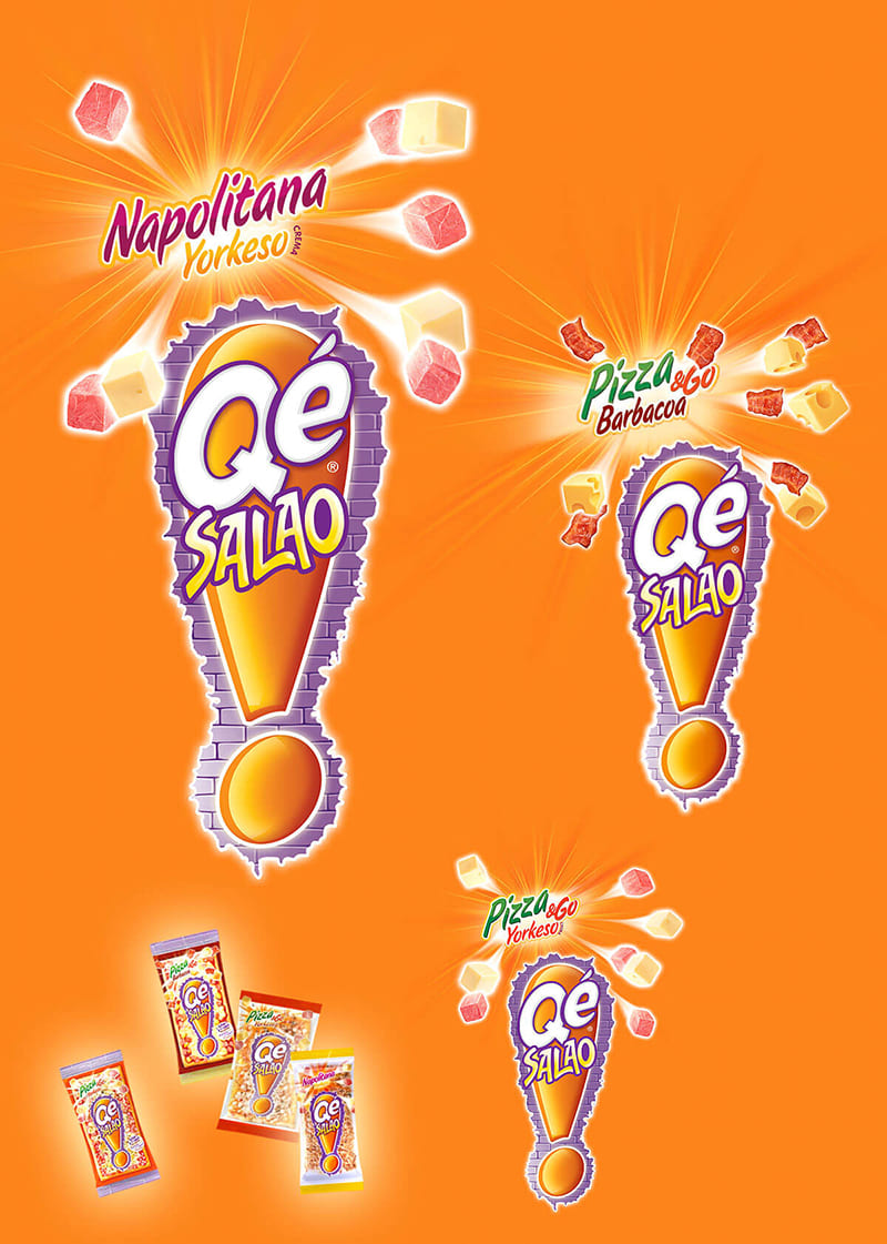 Qe Salao, Panrico | ilustrador realista comida | food illustration